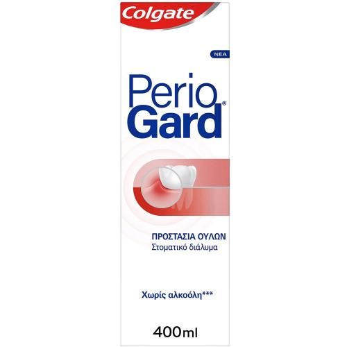 Colgate Periogard Gum Prtotect Στοματικό Διάλυμα Χωρίς Αλκοόλη για Προστασία Ενάντια στα Ερεθισμένα Ούλα 400ml